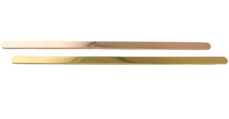Stainless Steel Cuff Blanks, Brand New 2019 - SMOOTHER EDGES - Choose Size Rose Gold, Gold Or Silver Bracelets, High Quality, USA image 1