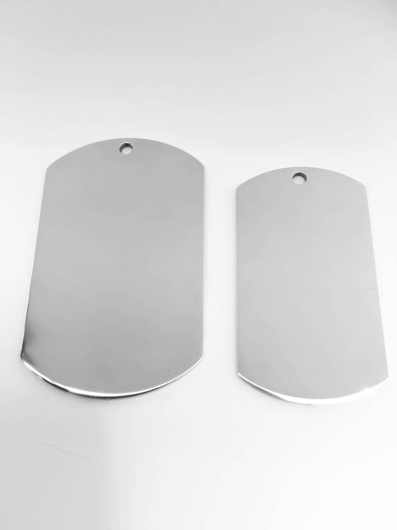 25 Pack Military Blank Dog Tags Wholesale With Laser Engraving And