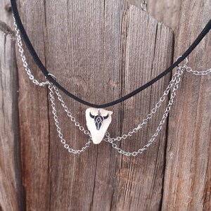Real animal bone choker
