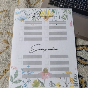 Habits Morning And Evening Checklist Printable