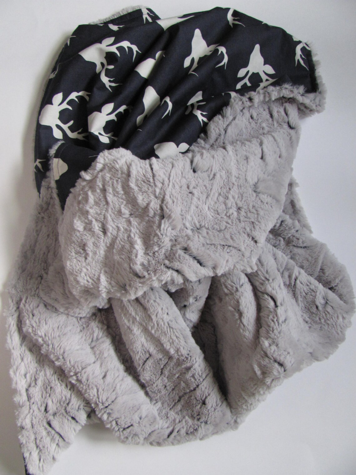 Baby Boy Blanket Baby Nursery Deer Minky Blanket Buck Plush Etsy