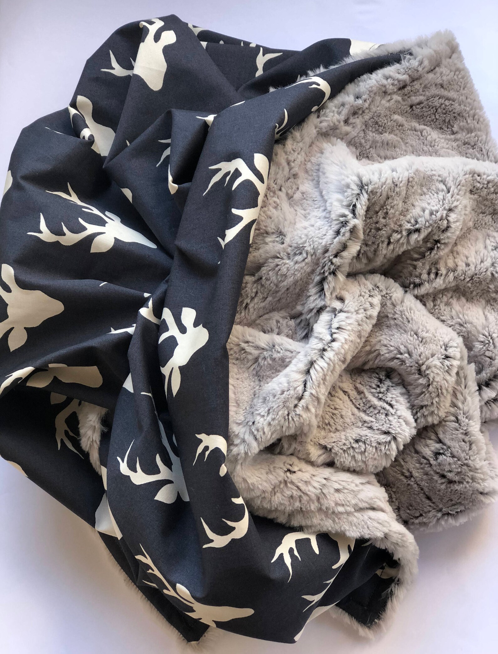 Baby Boy Blanket Baby Nursery Deer Minky Blanket Buck Plush Etsy