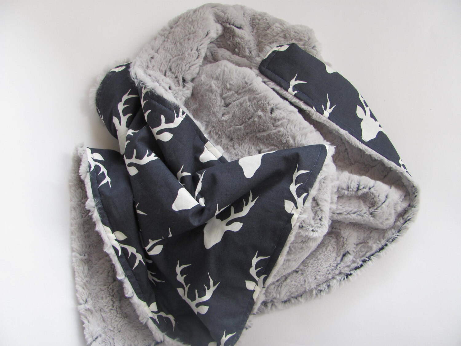 Baby Boy Blanket Baby Nursery Deer Minky Blanket Buck Plush Etsy