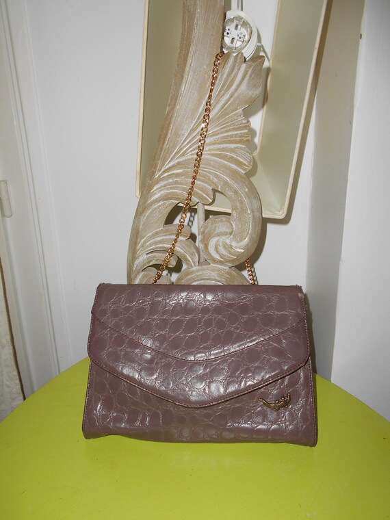 Vintage leather pouch bag 1970s - image 6