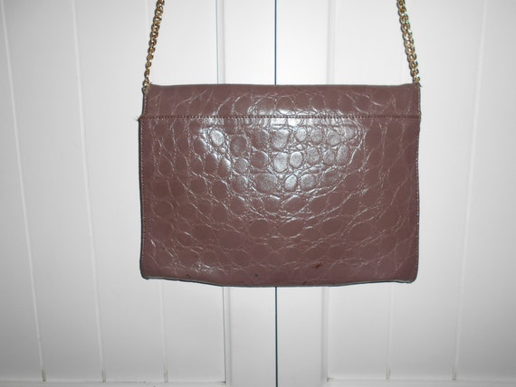 Vintage leather pouch bag 1970s - image 5