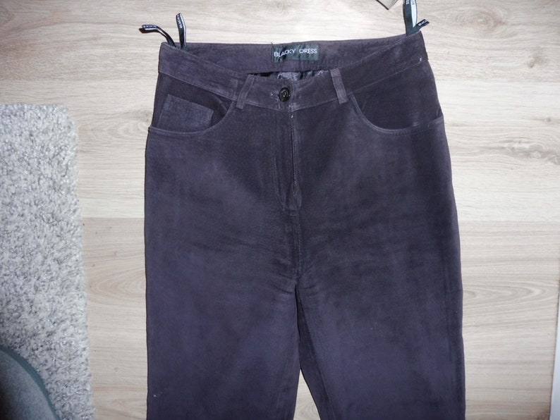 Leather skin BLACKY DRESS pants size S 36 GB