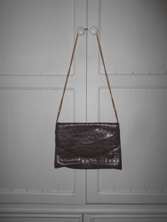 Vintage leather pouch bag 1970s - image 2