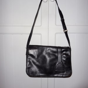 Vintage LANCEL leather bag - 1970s