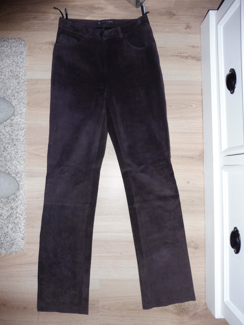 Leather skin BLACKY DRESS pants size S 36 GB
