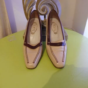 TOD'S leather pumps size 36.5 FR