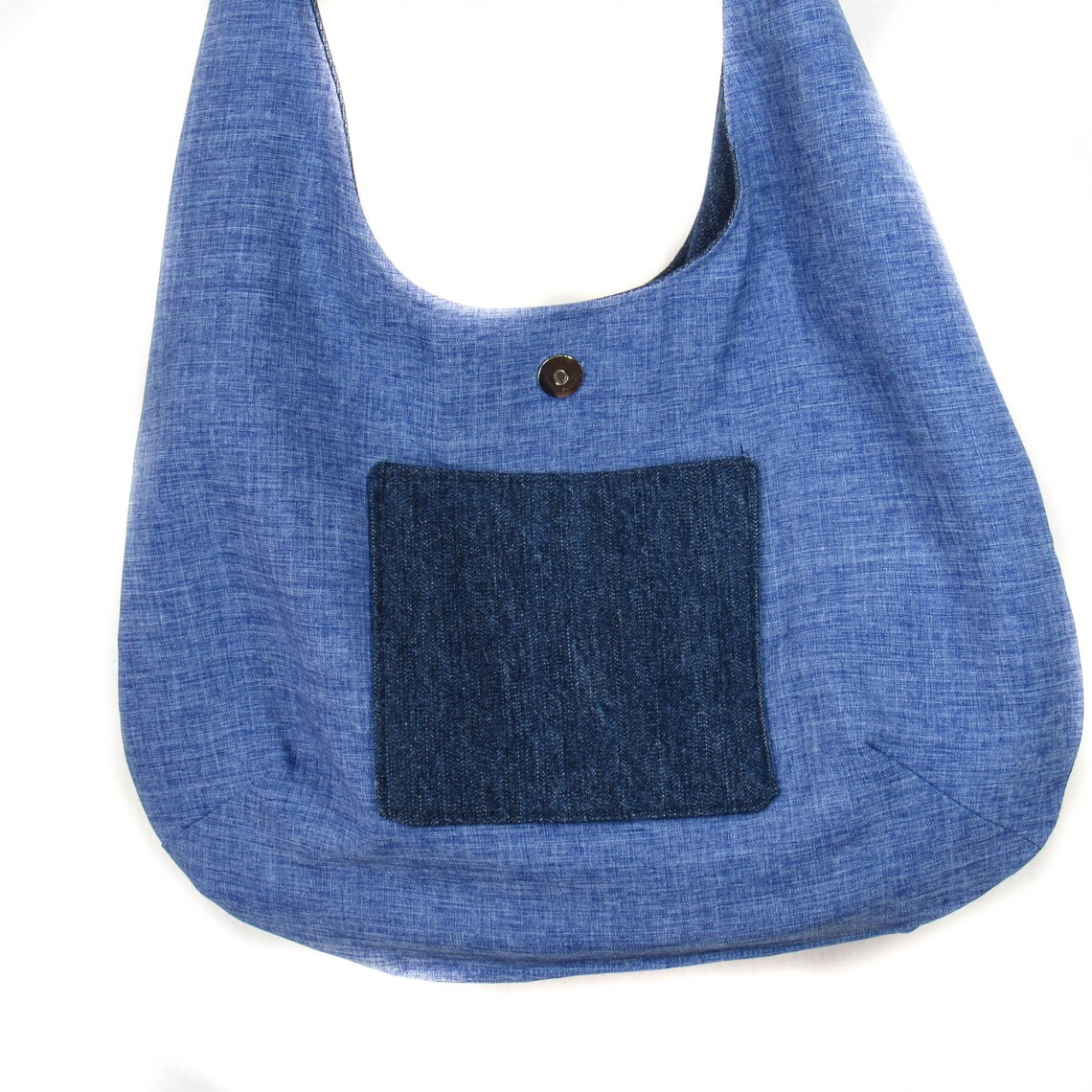 Denim Hobo Bag Etsy