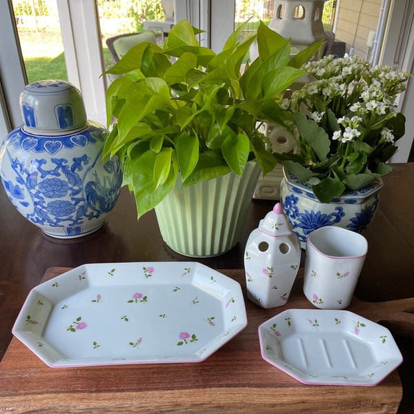 Vintage Bathroom Accessories Etsy