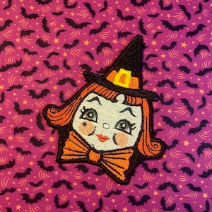 Johanna Parker Hanna Hocus Witch - Embroidered Iron-on Patch