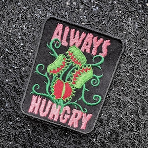 Alway Hungry Flytrap - Embroidered Iron-On Patch