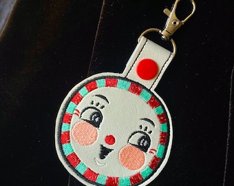 Johanna Parker Jollymint Embroidered Vinyl Keychain