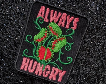 Alway Hungry Flytrap - Embroidered Iron-On Patch