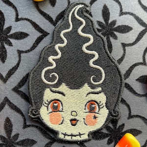 Johanna Parker Bride of Frankenstein Monster - Embroidered Iron-on Patch