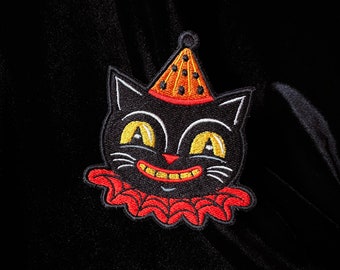 Johanna Parker Black Cat Jack- Embroidered Iron-on Patch