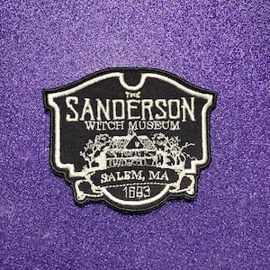 Sanderson Witch Museum - Embroidered Iron On Patch
