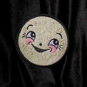 Johanna Parker Full Moon Luna - Embroidered Iron-on Patch