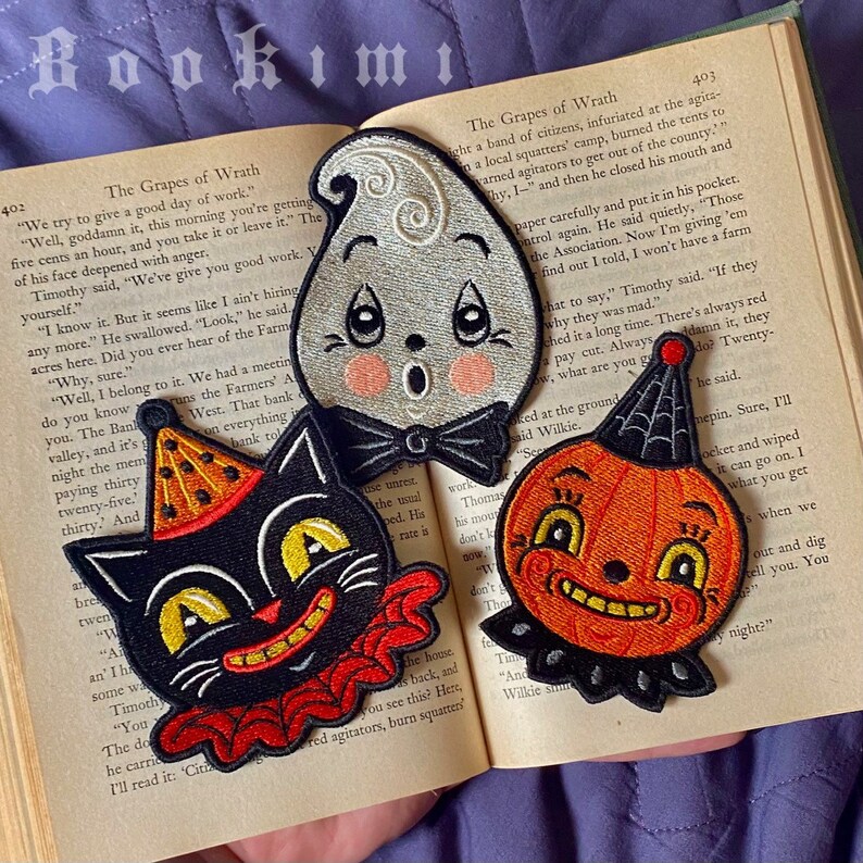 Johanna Parker Gus the Ghost - Embroidered Iron-on Patch - Etsy