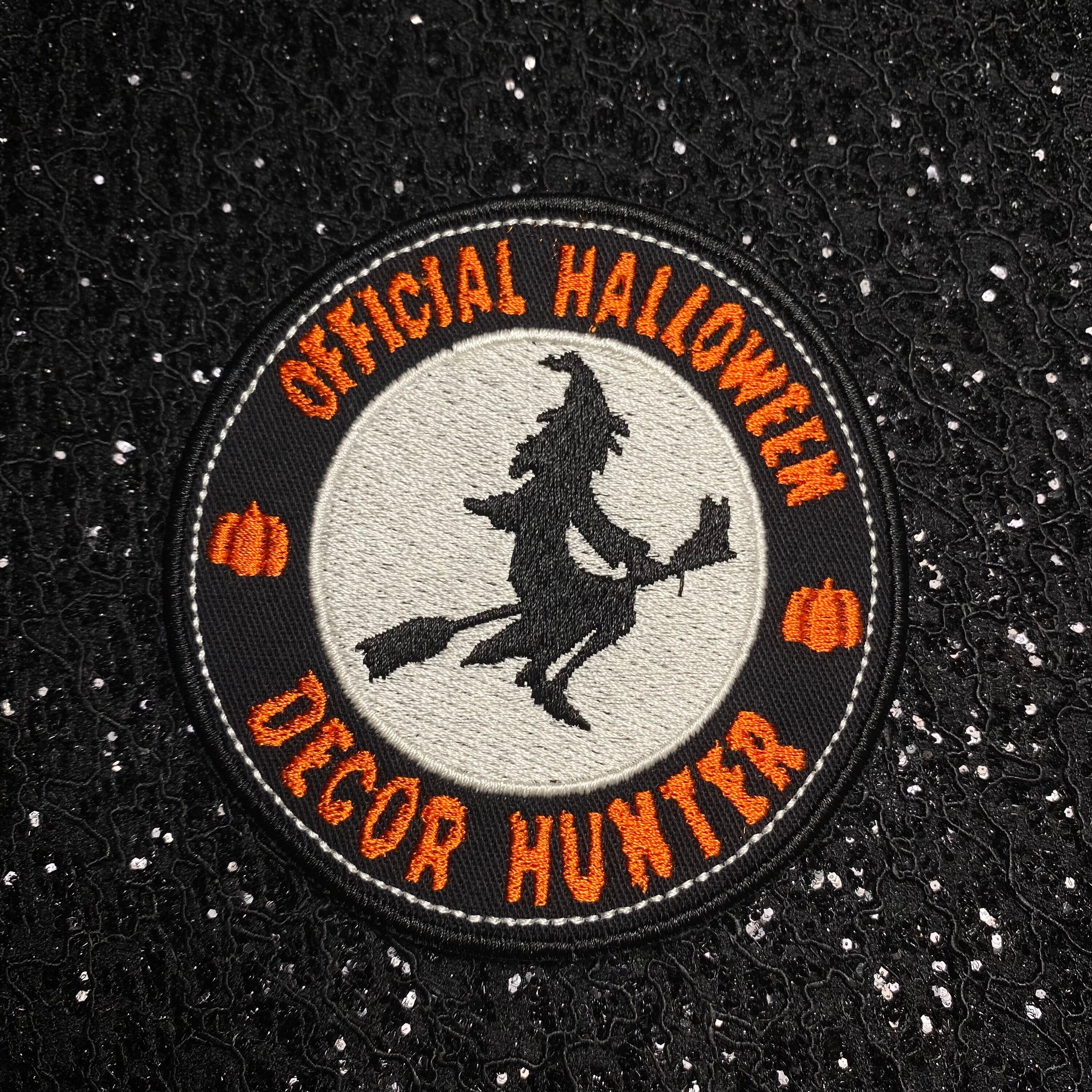 Official Halloween Decor Hunter Brooch/Iron on Patch