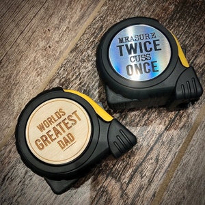 25Ft Personalized Tape Measure Birthday Gift DIY Tool Tape Measure Tape Measures Dad Grandpa Husband Gift For Him Custom Tape Measure Tools