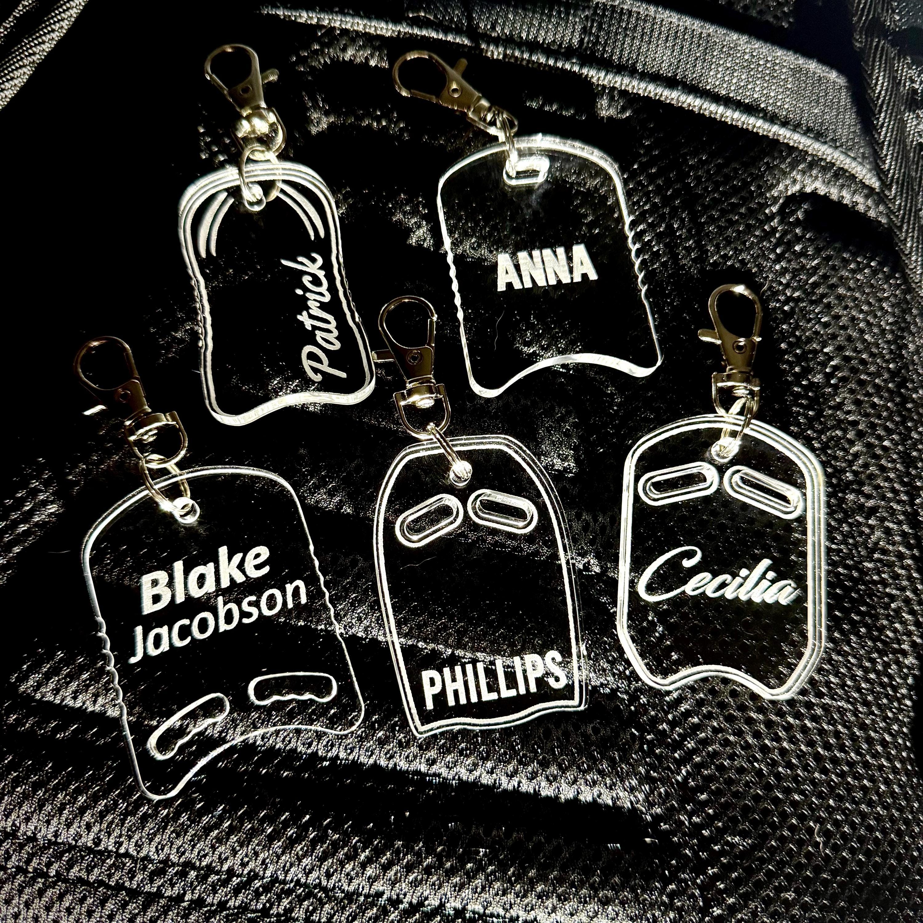 Custom Swimming Kickboard Keychain • Personalized Swim Bag Tag • Swim ...