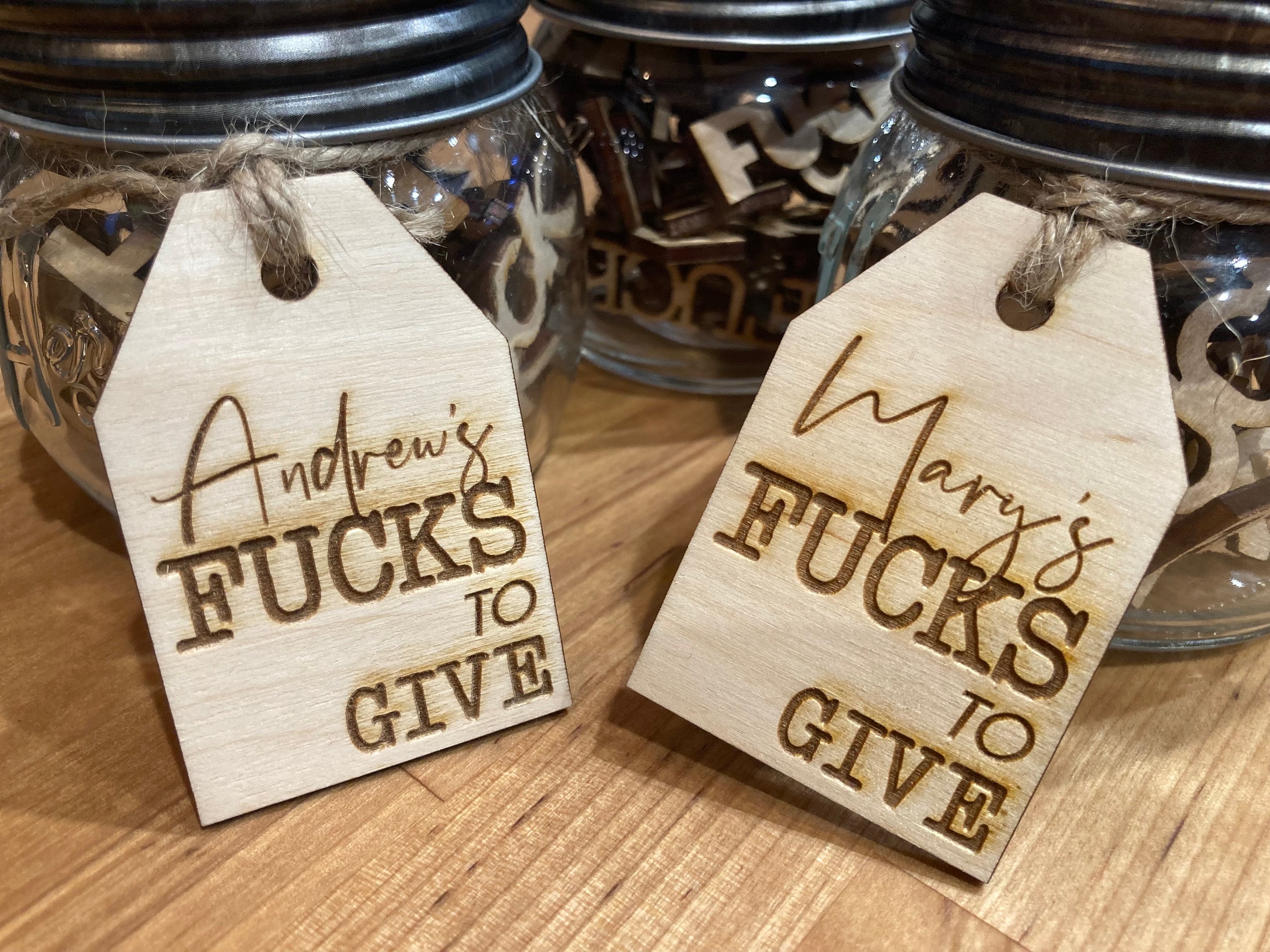 Fuck Jar | Funny Gift | Last Fuck | Jar of Fun | Joke Gift | Fun Gift | Jar of Funny Words | Last Fuck to Give | Office Gift | Birthday Gift