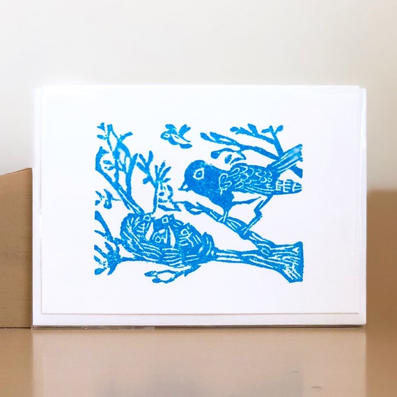 Sweet Mama Baby Bird Card Sweet Mama Baby Bird Card