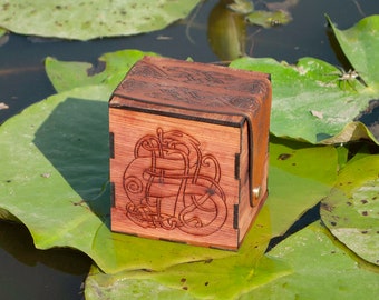 Engraved Cedar Deck Boxes