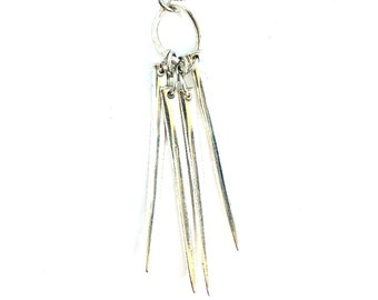 Vintage fork necklace, silverware jewelry