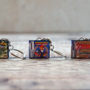 Miniature GBA Keychains & Magnets