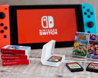 Miniature Switch Game Storage Case Keychains