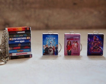 Miniature Movie/Film DVD Keychains & Magnets