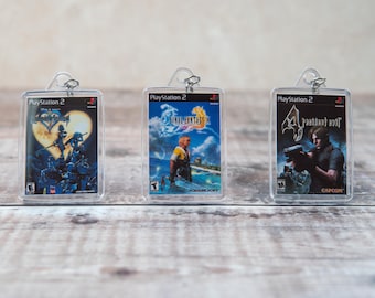 ¡Llaveros acrílicos de juegos de PS2!
