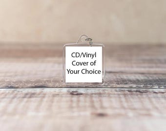 Cd/vinyl albumhoes acryl sleutelhangers!