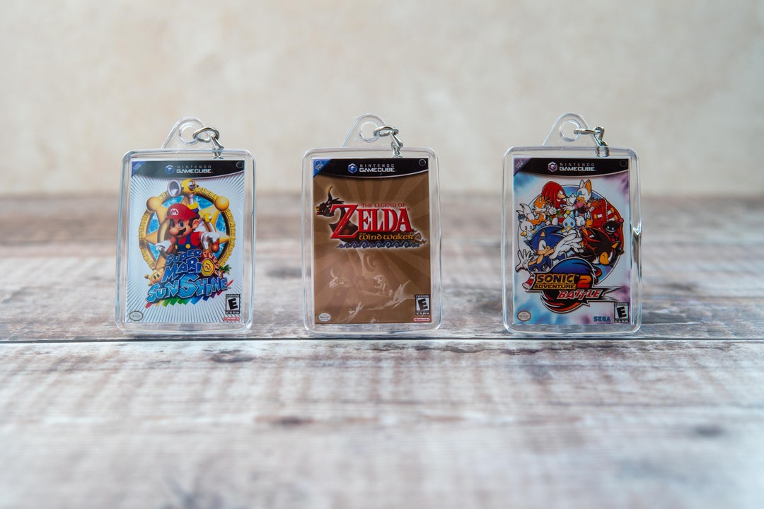 Gamecube Game Acrylic Keychains Etsy