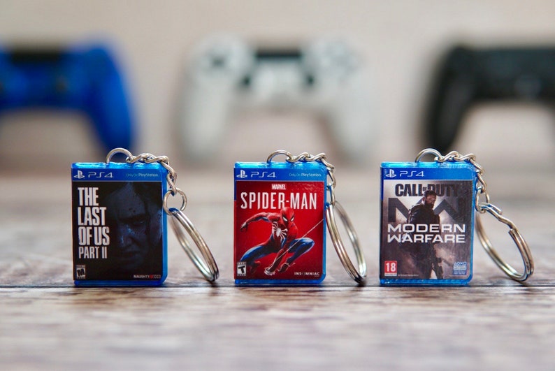 Miniature PS4 Game Keychains & Magnets