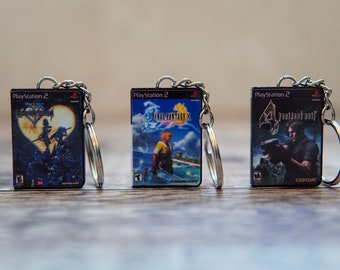 Llaveros e imanes en miniatura de PS2