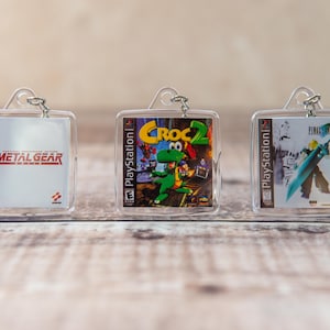 Miniature PS1 Game Acrylic Keychains!