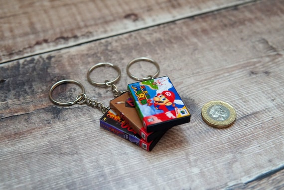 Miniature Nintendo 64 Game Keychains Magnets Israel