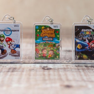 Miniature Wii Game Acrylic Keychains!