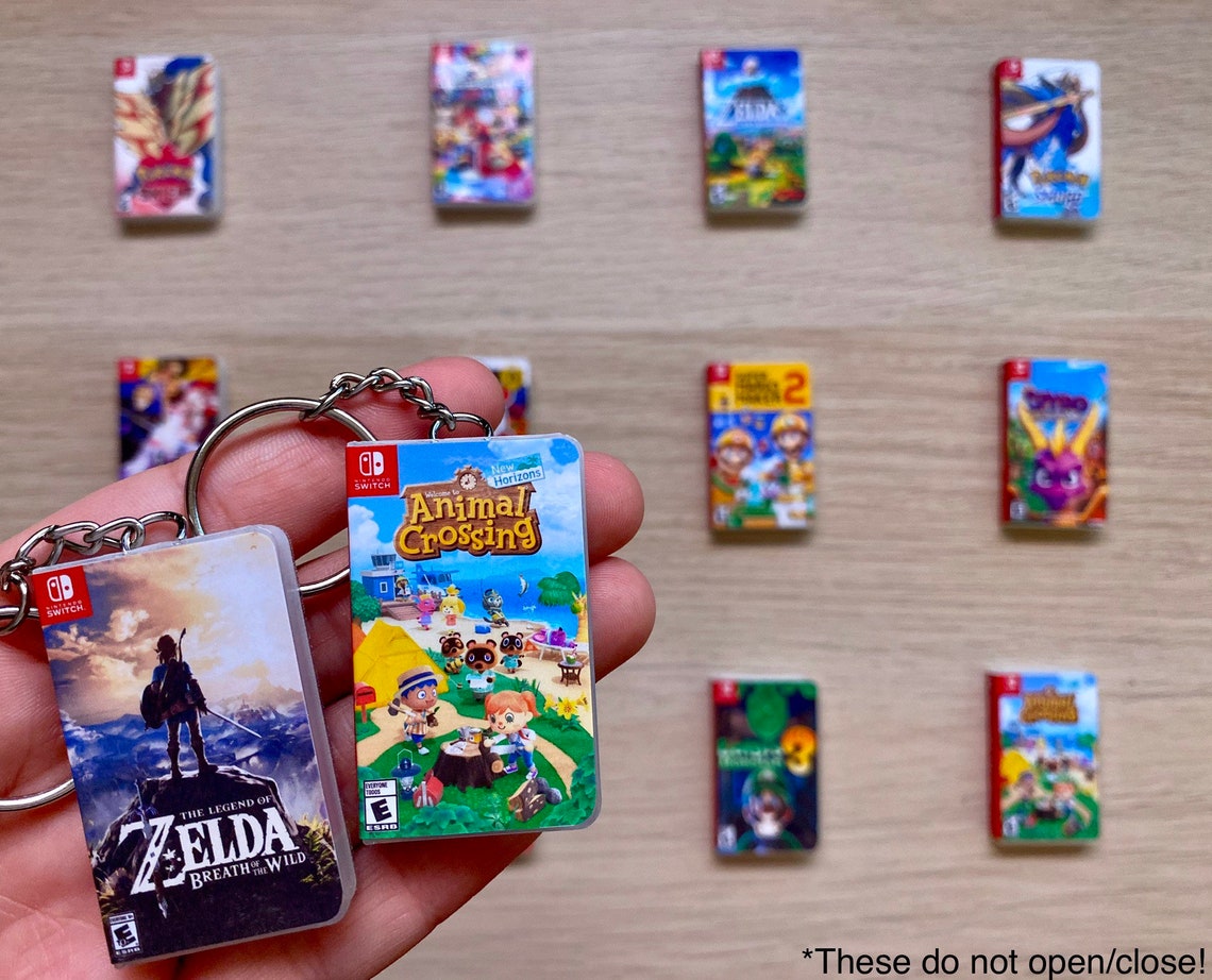 Miniature Switch Game Keychains & Etsy