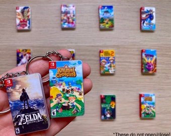 Miniature Switch Game Keychains & Magnets