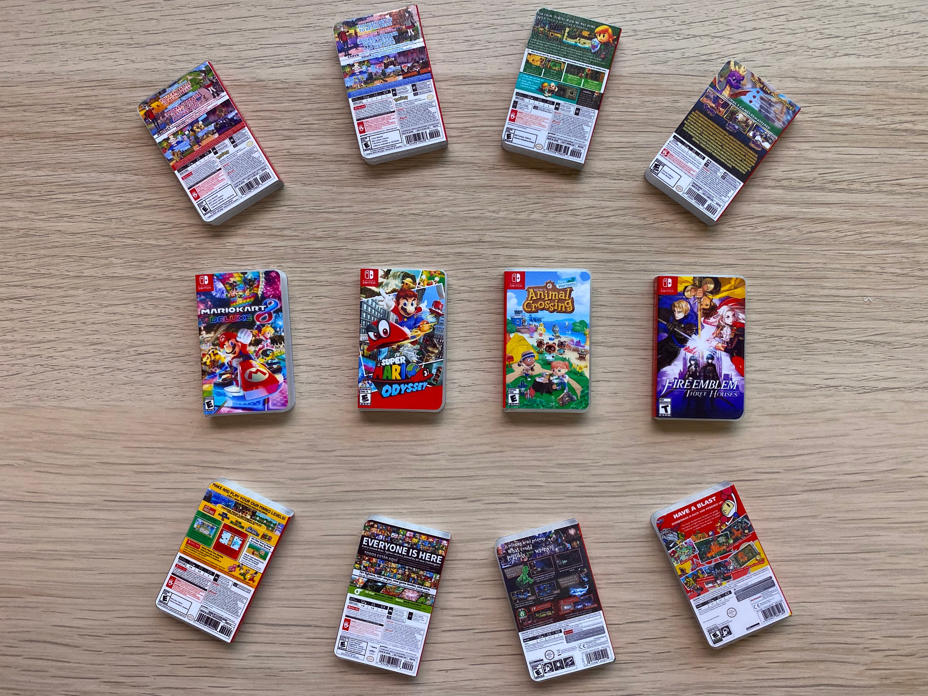 Miniature Nintendo Switch Game Keychains | Etsy