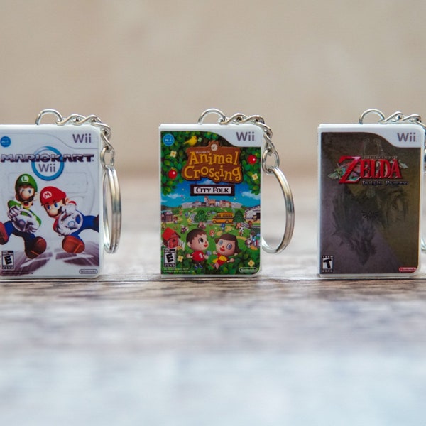 Porte-clés et aimants miniatures Wii