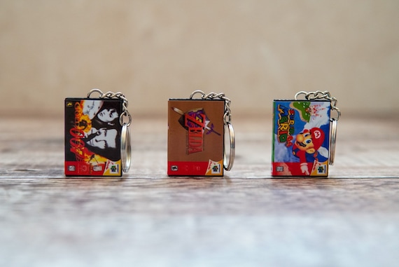 Miniature Nintendo 64 Game Keychains Magnets Israel