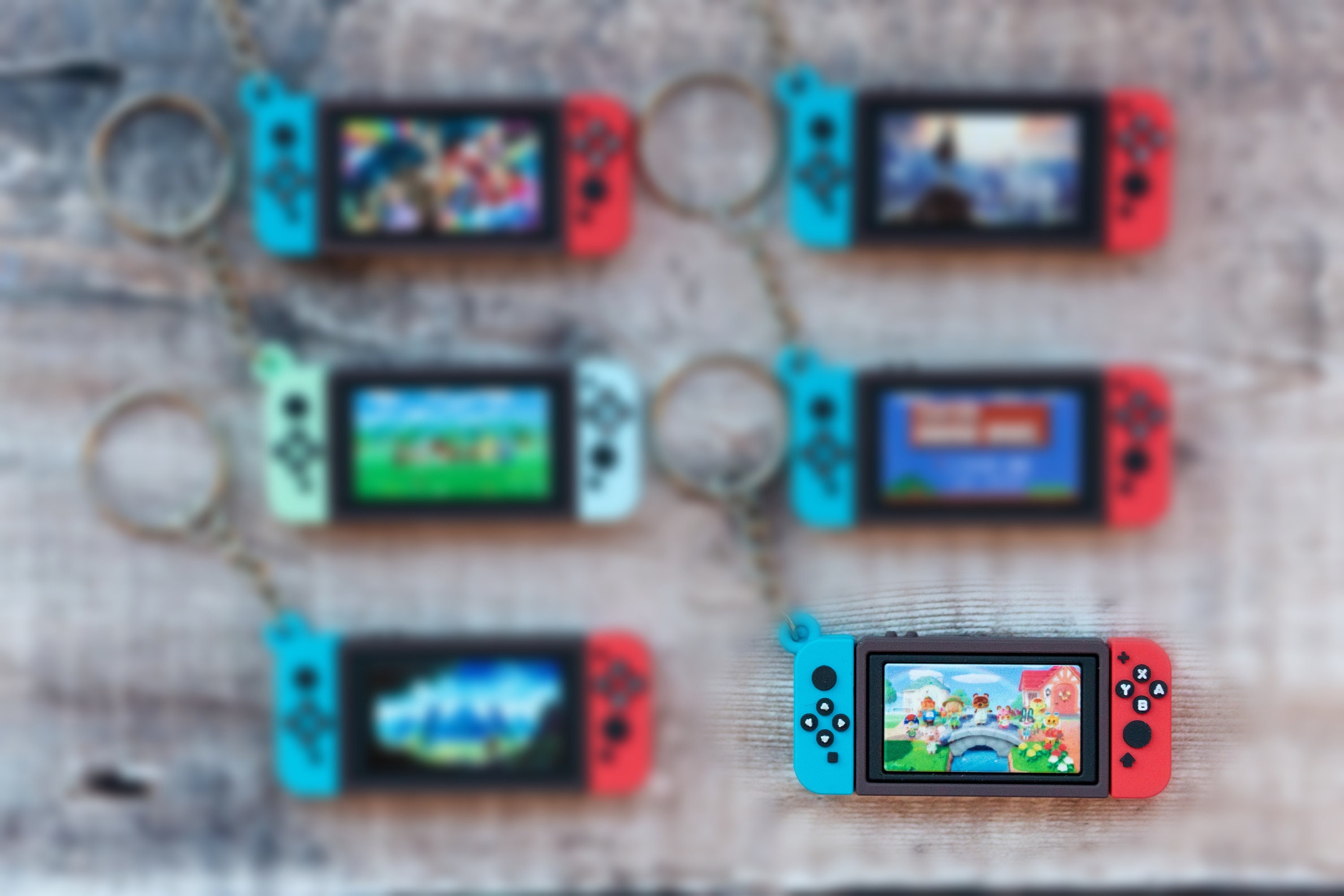Miniature Switch Console Keychains - Etsy