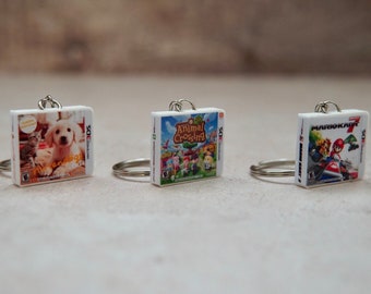 Miniature 3DS Game Keychains & Magnets